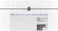 Desktop Screenshot of handgrenade.cz
