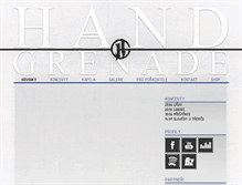 Tablet Screenshot of handgrenade.cz